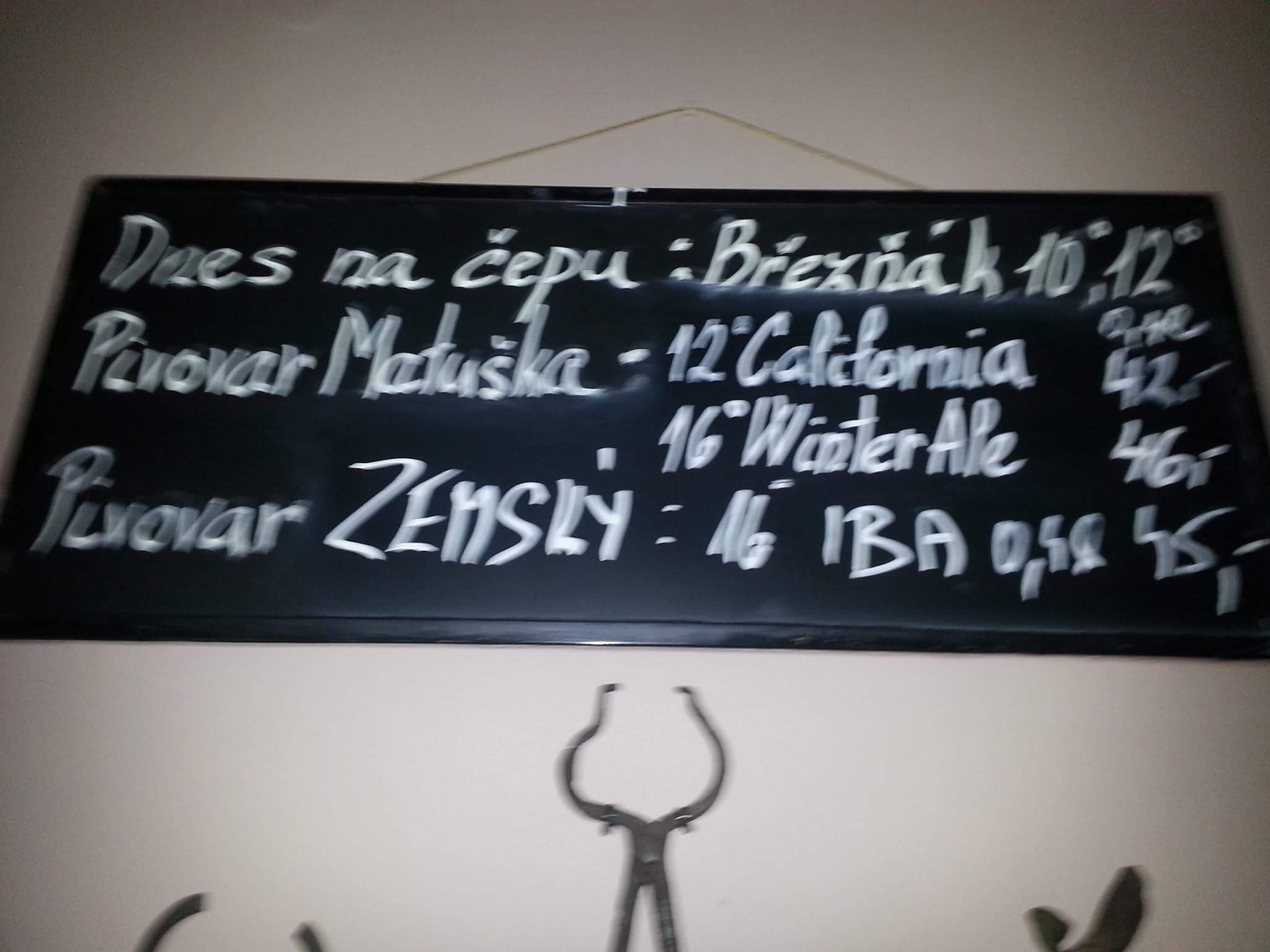 Pivnice Kovadlina U lázní 10.03.2016