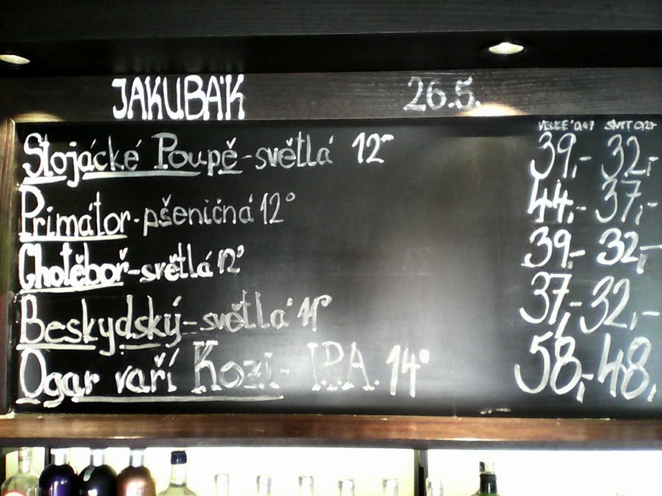 Výčep Na stojáka Jakubák 26.05.2016
